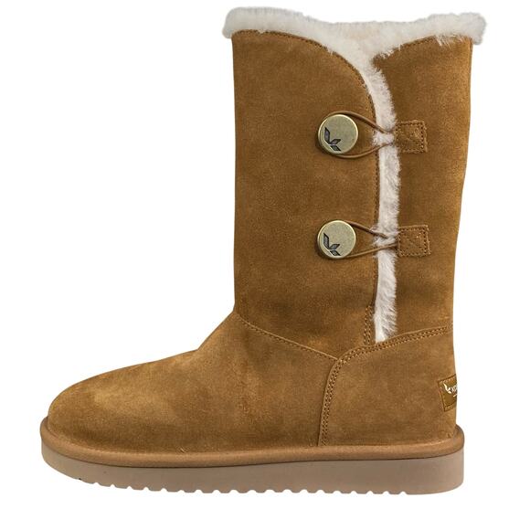 Koolaburra X UGG Women’s Kinslei Brown Suede Winter Boots Size US 7 - Picture 3 of 11